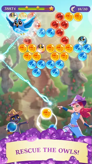 A hanging cluster board with an aiming line