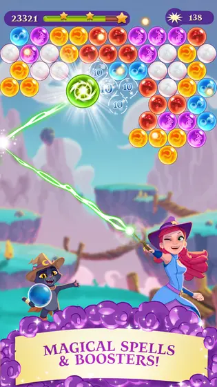 An aiming line bouncing off a side wall